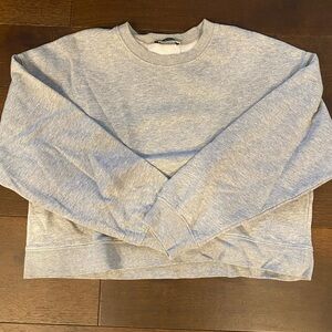 Grey Zara CREWNECK